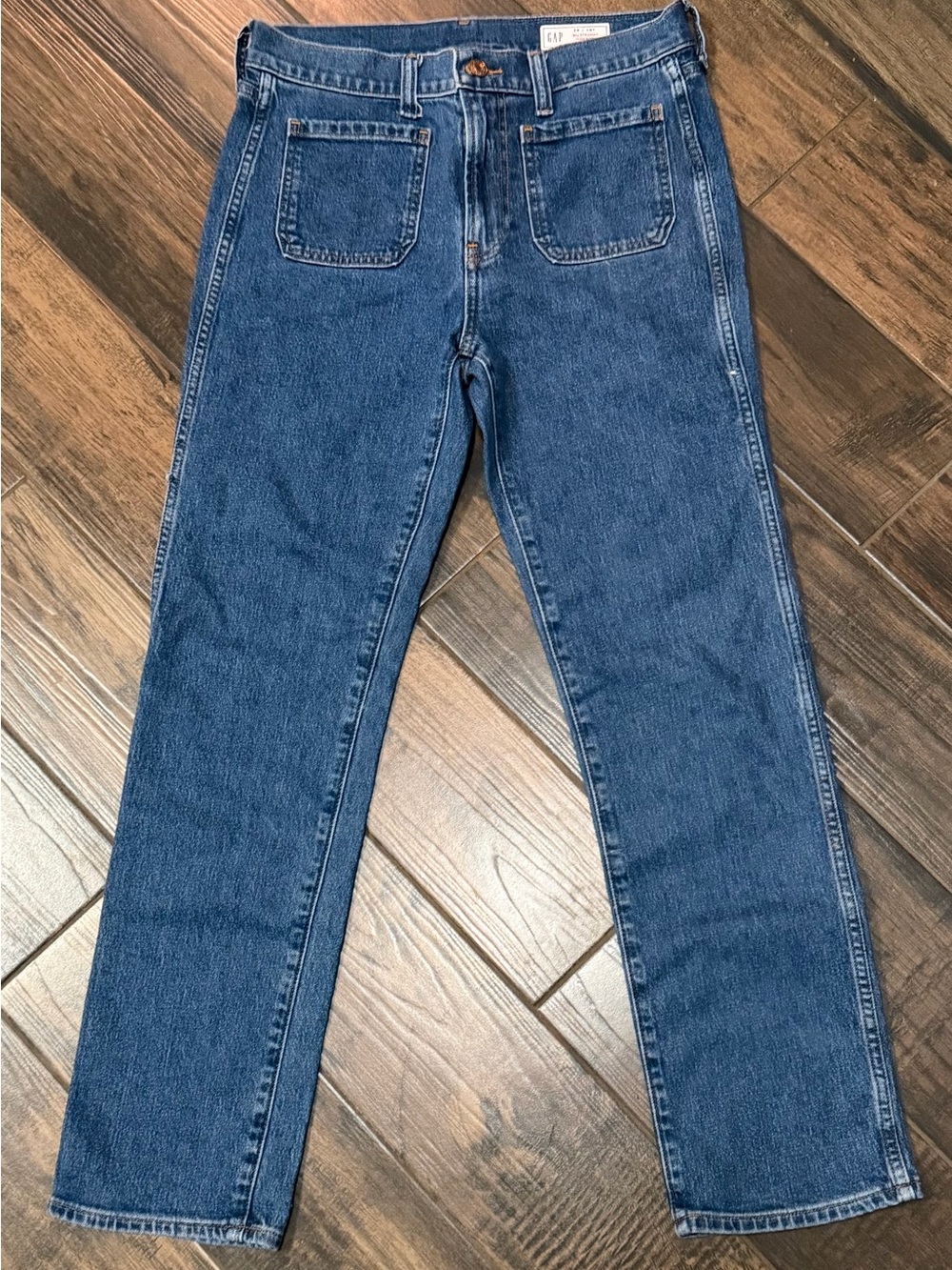 GAP 90’s Straight High Rise  Sz 10 - Picture 4 of 5